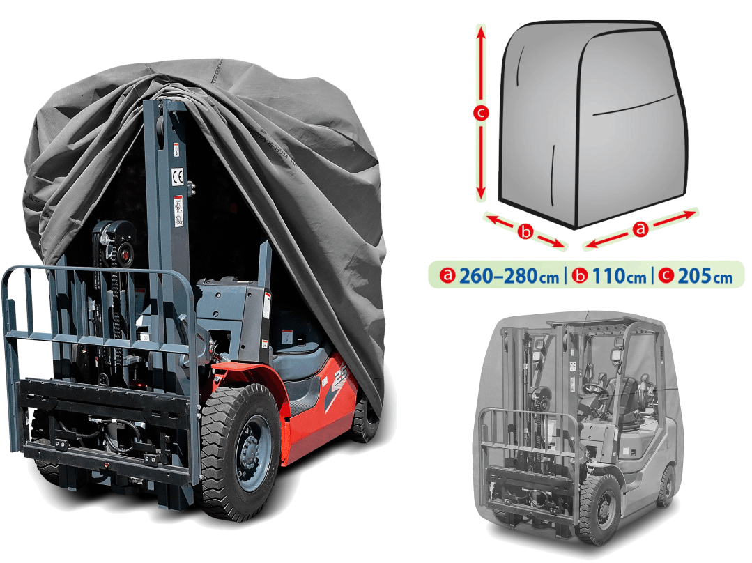 Mobile Garage Vollgaragen fr Gabelstapler